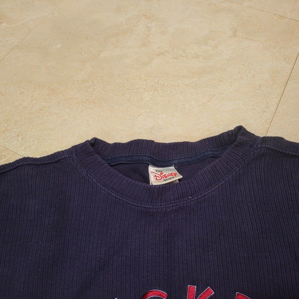 VTG Disney Store Mens L Large Mickey Mouse Ski‎ Lodge Embroidered Sweater - Picture 5 of 14